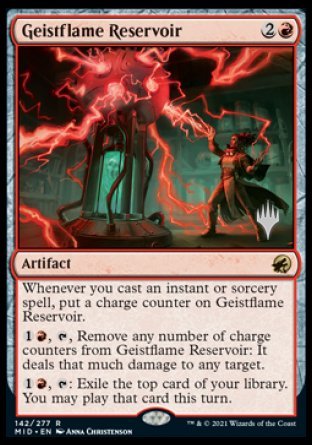Geistflame Reservoir (Promo Pack) [Innistrad: Midnight Hunt Promos] | Boutique FDB TCG
