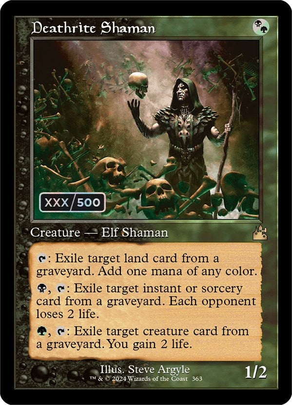 Deathrite Shaman (Retro) (Serialized) [Ravnica Remastered] | Boutique FDB TCG