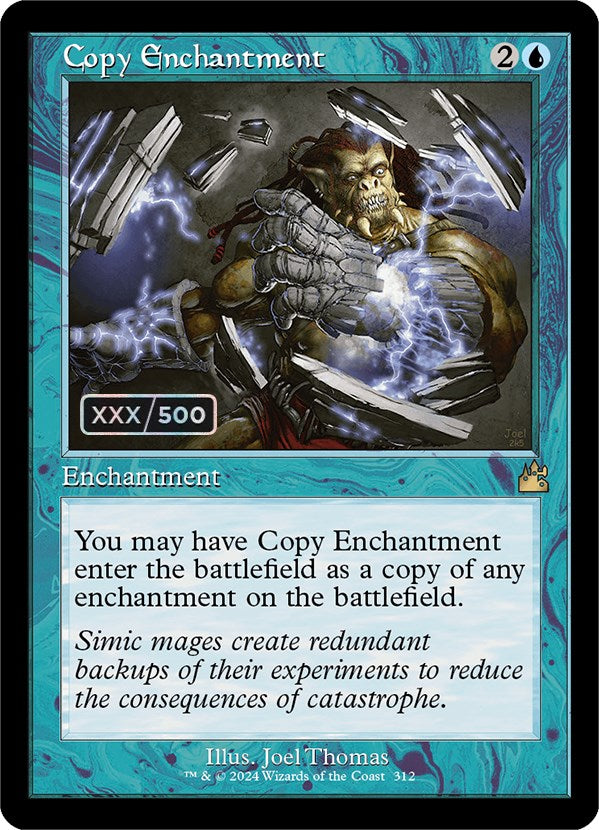 Copy Enchantment (Retro) (Serialized) [Ravnica Remastered] | Boutique FDB TCG