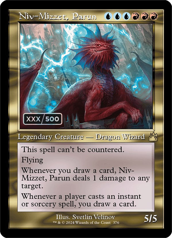 Niv-Mizzet, Parun (Retro) (Serialized) [Ravnica Remastered] | Boutique FDB TCG