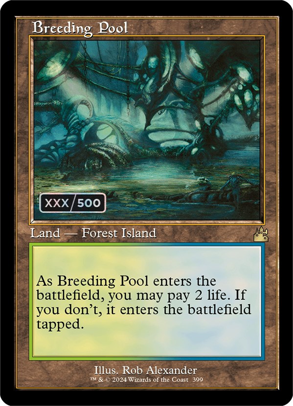 Breeding Pool (Retro) (Serialized) [Ravnica Remastered] | Boutique FDB TCG