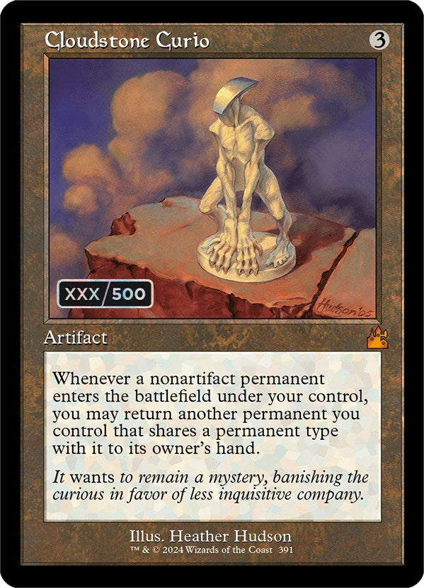 Cloudstone Curio (Retro) (Serialized) [Ravnica Remastered] | Boutique FDB TCG