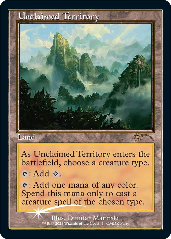 Unclaimed Territory (Retro) [Wizards Play Network 2023] | Boutique FDB TCG