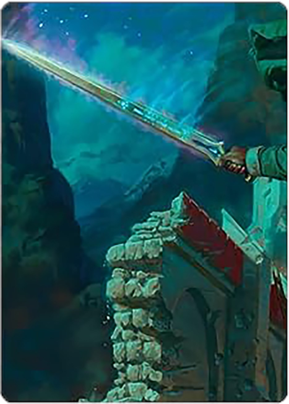 Anduril, Narsil Reforged Art Card [The Lord of the Rings: Tales of Middle-earth Art Series] | Boutique FDB TCG
