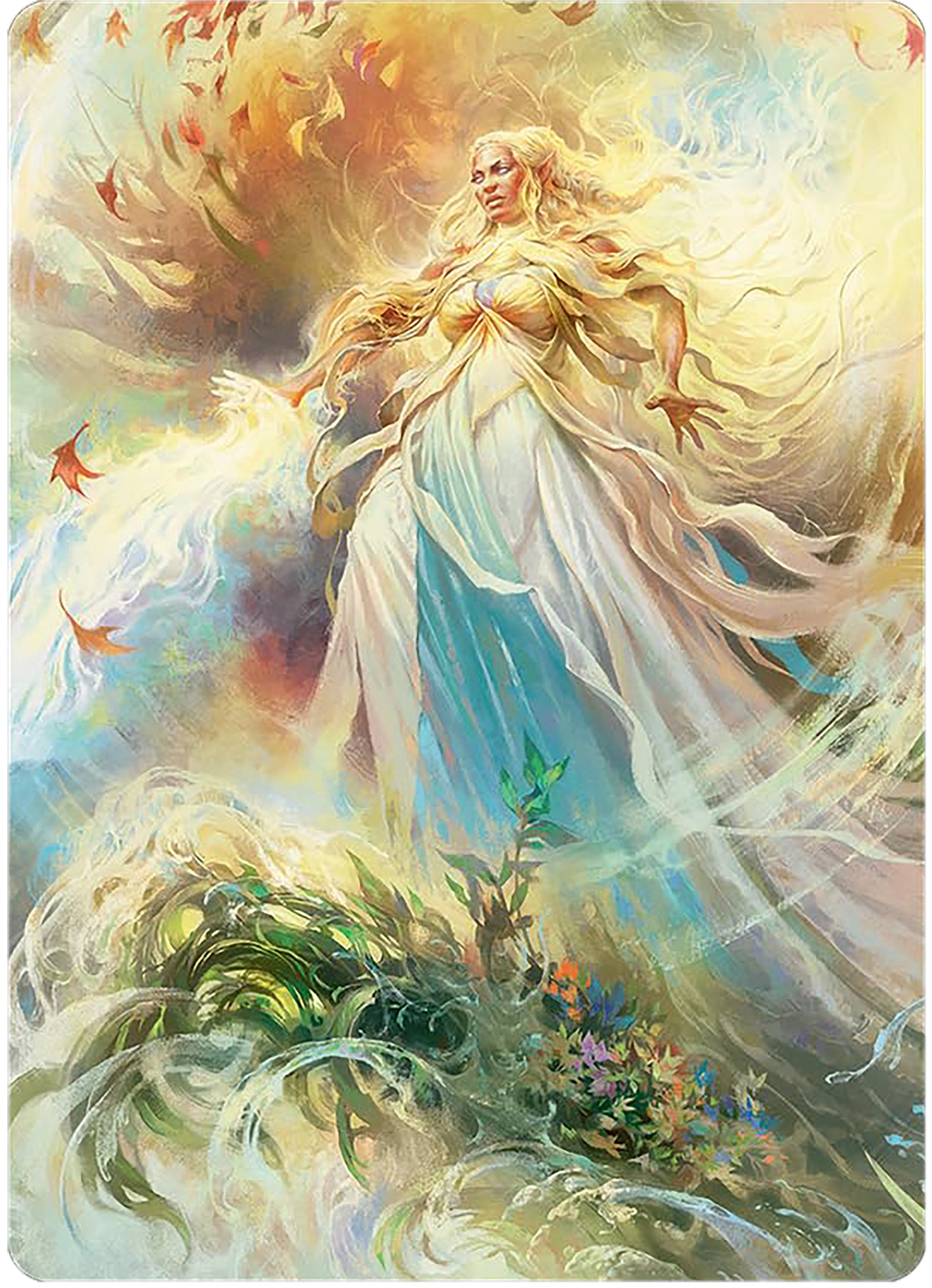 Galadriel, Light of Valinor Art Card [The Lord of the Rings: Tales of Middle-earth Art Series] | Boutique FDB TCG