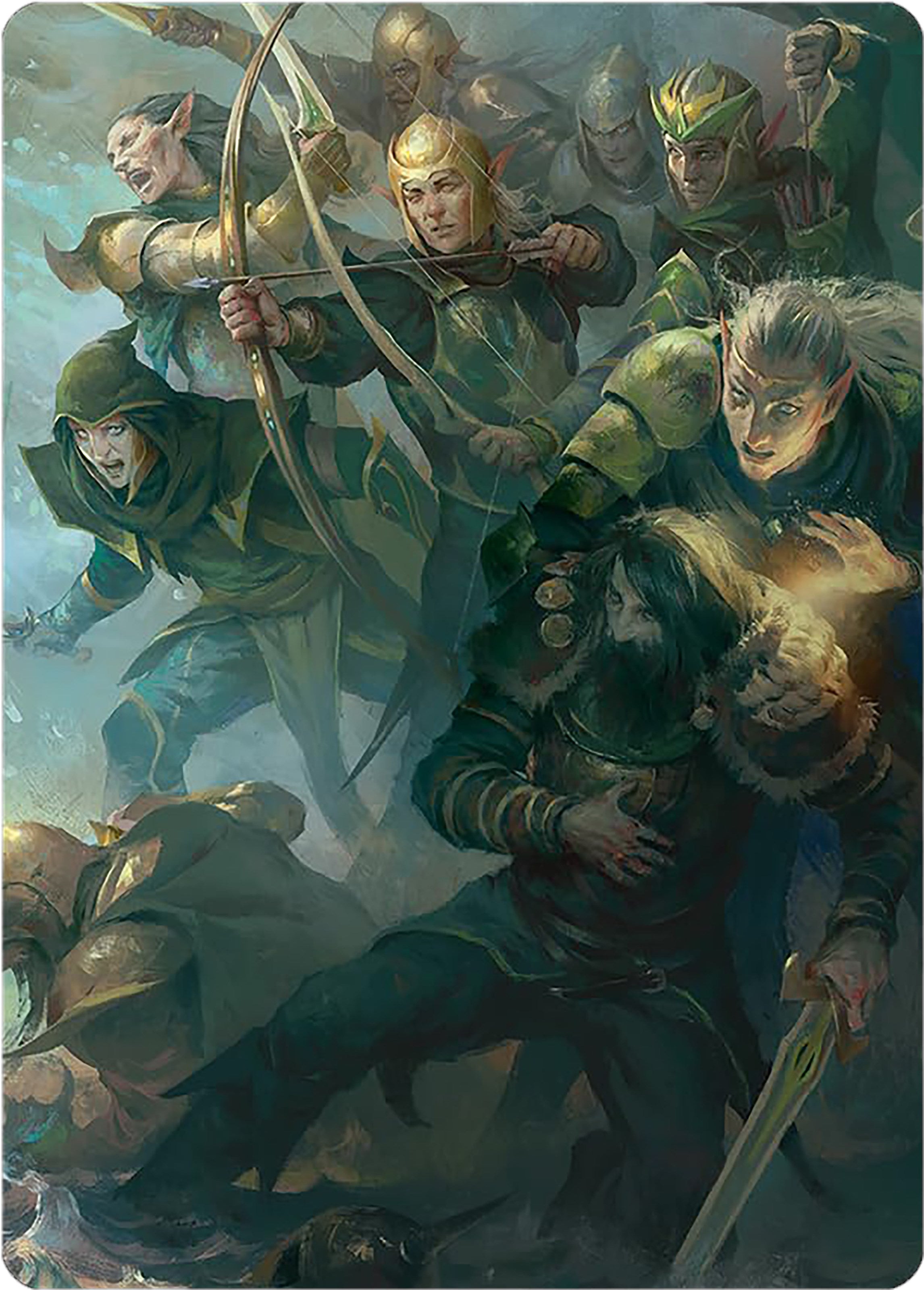 Galadhrim Brigade Art Card [The Lord of the Rings: Tales of Middle-earth Art Series] | Boutique FDB TCG