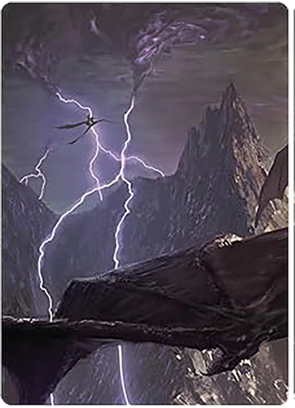 Call Forth the Tempest Art Card [The Lord of the Rings: Tales of Middle-earth Art Series] | Boutique FDB TCG