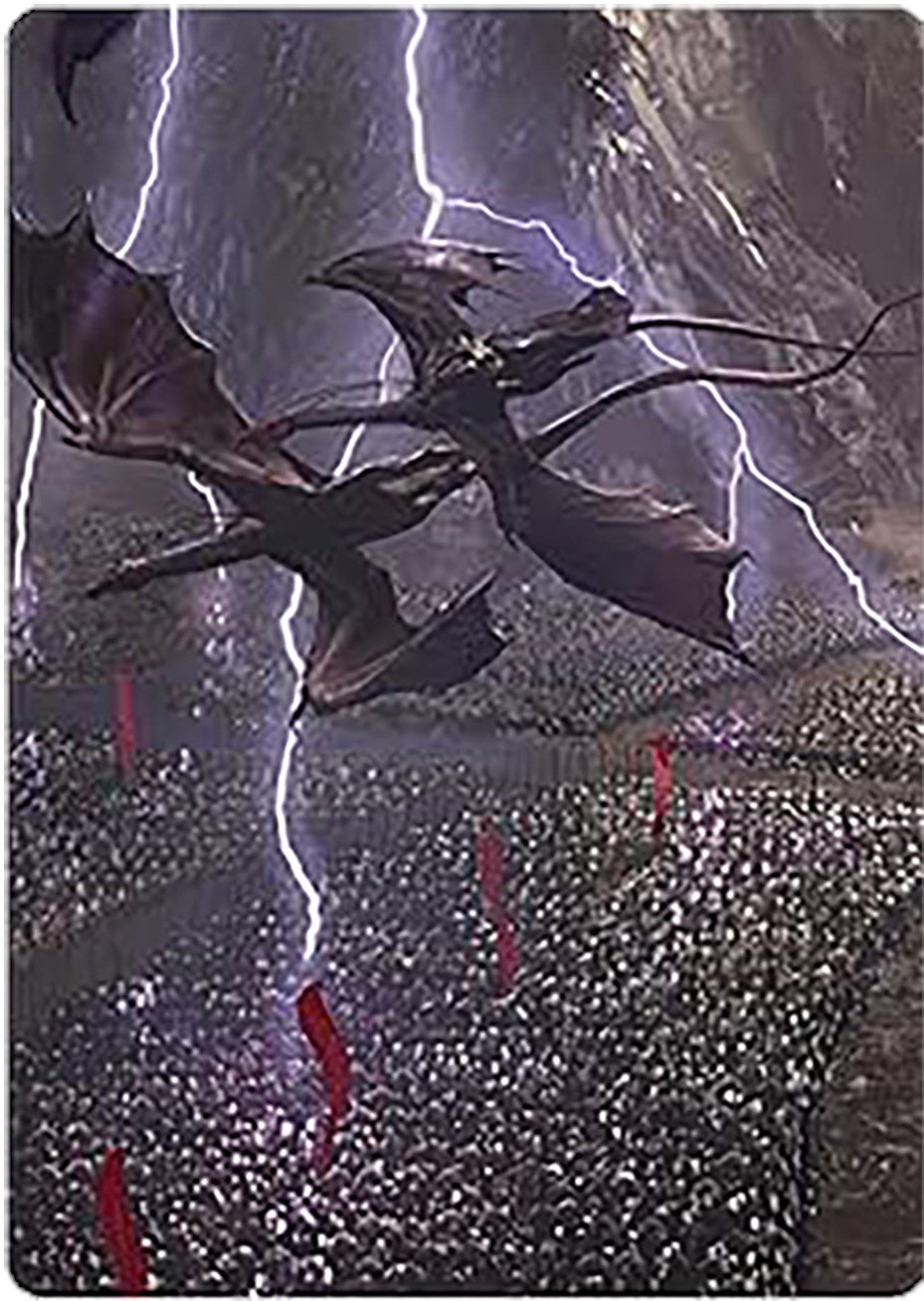 Mordor on the March Art Card [The Lord of the Rings: Tales of Middle-earth Art Series] | Boutique FDB TCG