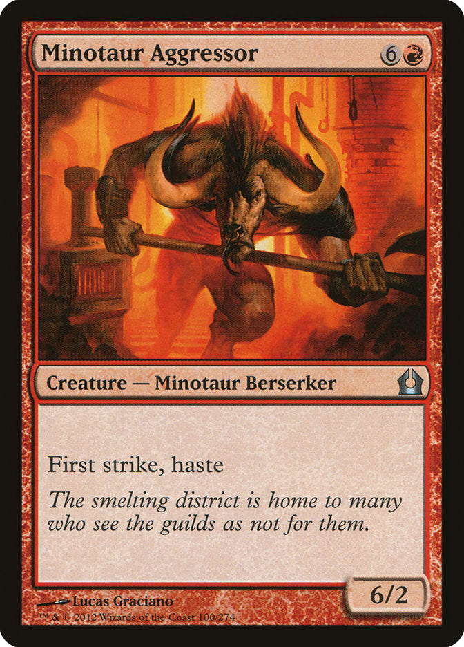 Minotaur Aggressor [Return to Ravnica] | Boutique FDB TCG