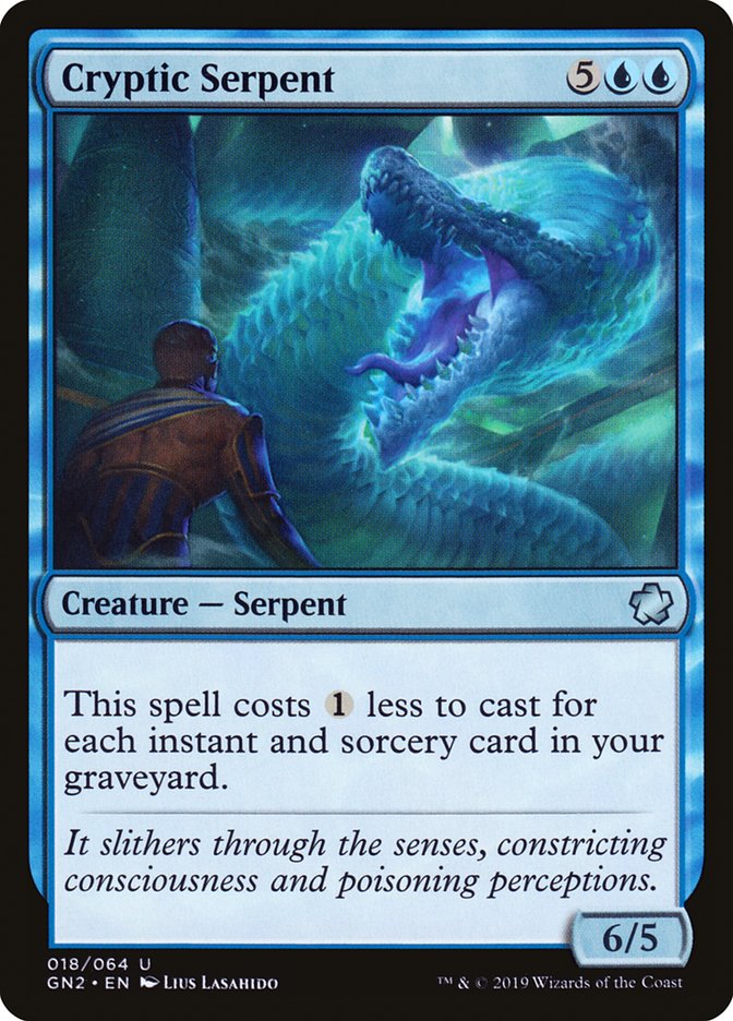 Cryptic Serpent [Game Night 2019] | Boutique FDB TCG