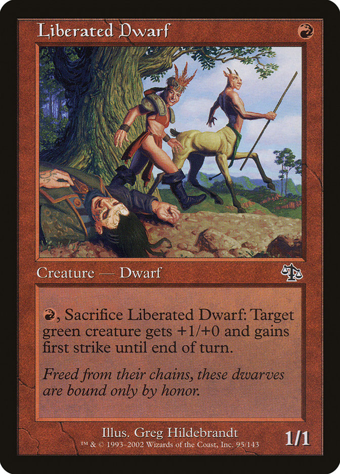 Liberated Dwarf [Judgment] | Boutique FDB TCG