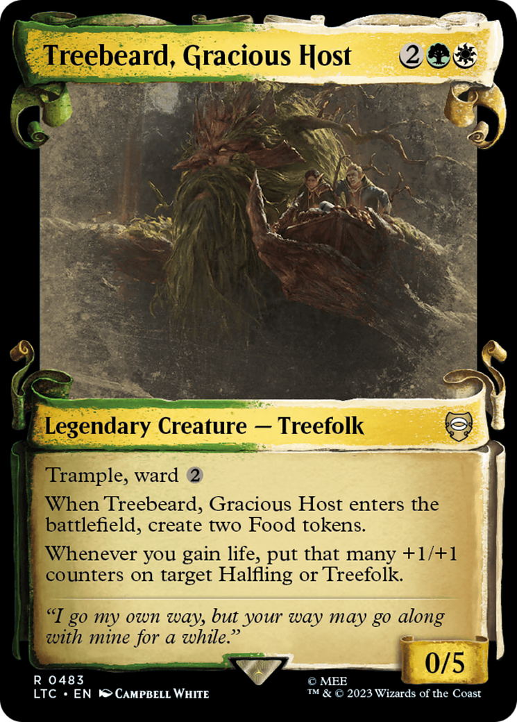 Treebeard, Gracious Host [The Lord of the Rings: Tales of Middle-Earth Commander Showcase Scrolls] | Boutique FDB TCG