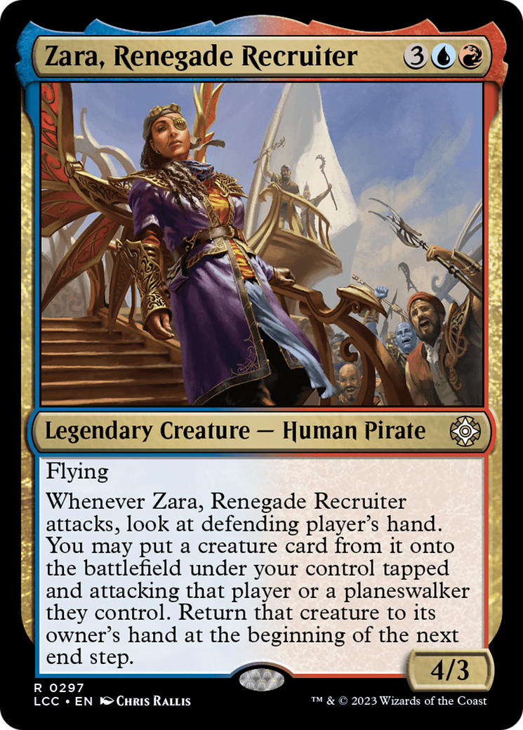 Zara, Renegade Recruiter [The Lost Caverns of Ixalan Commander] | Boutique FDB TCG