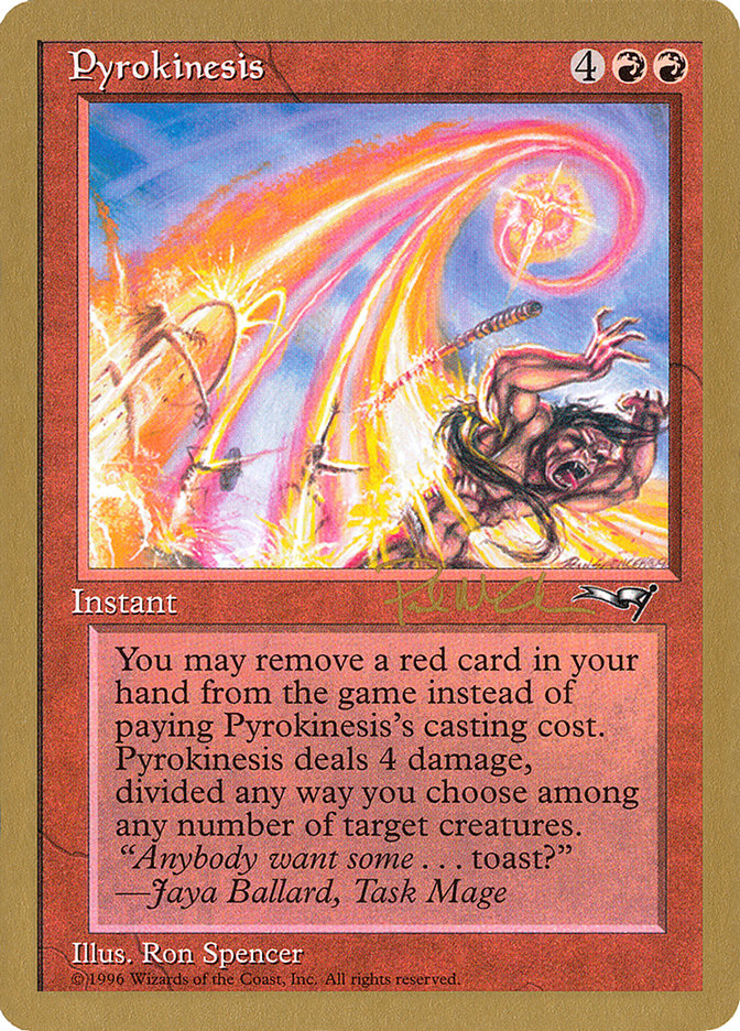 Pyrokinesis (Paul McCabe) [World Championship Decks 1997] | Boutique FDB TCG