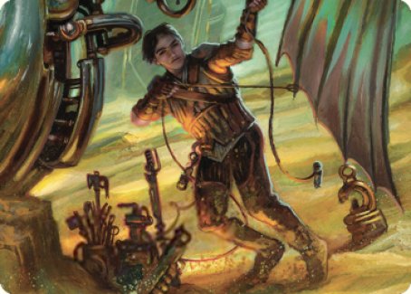 Mishra, Excavation Prodigy Art Card [The Brothers' War Art Series] | Boutique FDB TCG