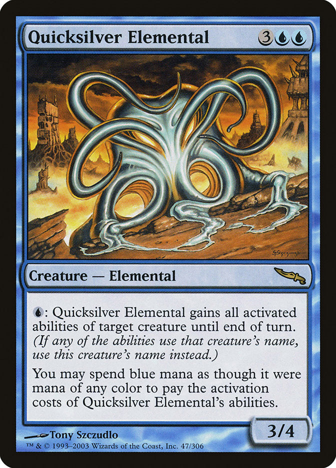 Quicksilver Elemental [Mirrodin] | Boutique FDB TCG