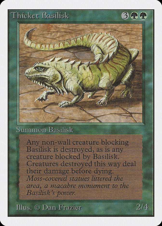 Thicket Basilisk [Unlimited Edition] | Boutique FDB TCG