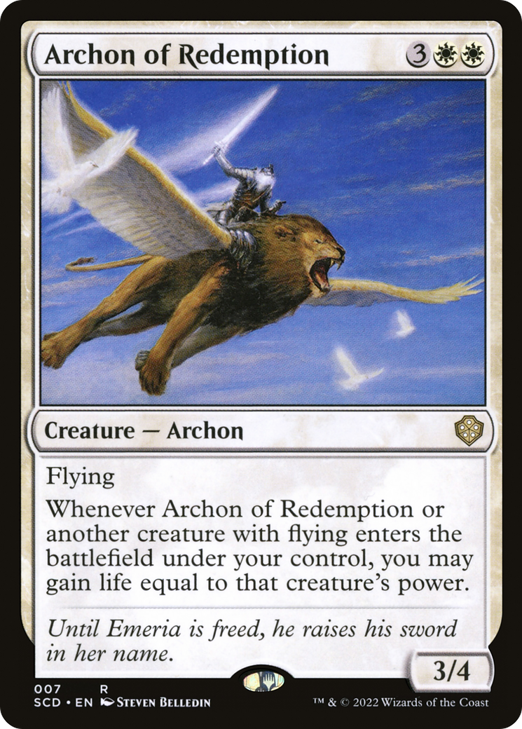 Archon of Redemption [Starter Commander Decks] | Boutique FDB TCG