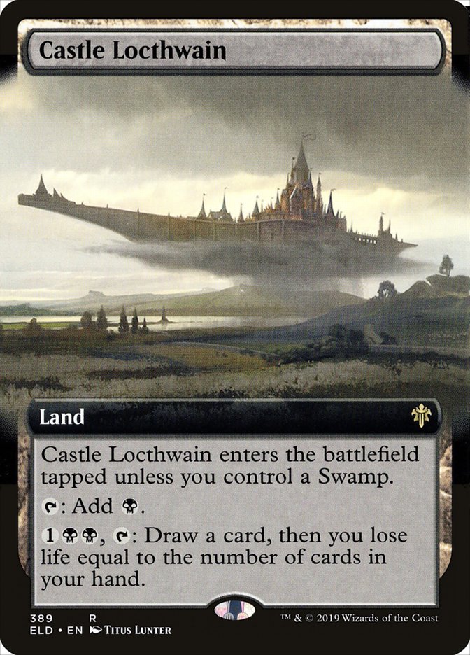Castle Locthwain (Extended Art) [Throne of Eldraine] | Boutique FDB TCG