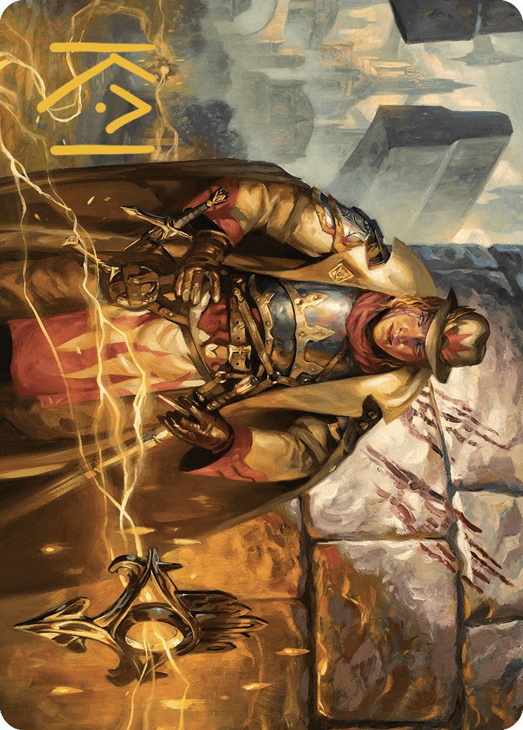 Tenth District Hero Art Card (Gold-Stamped Signature) [Murders at Karlov Manor Art Series] | Boutique FDB TCG