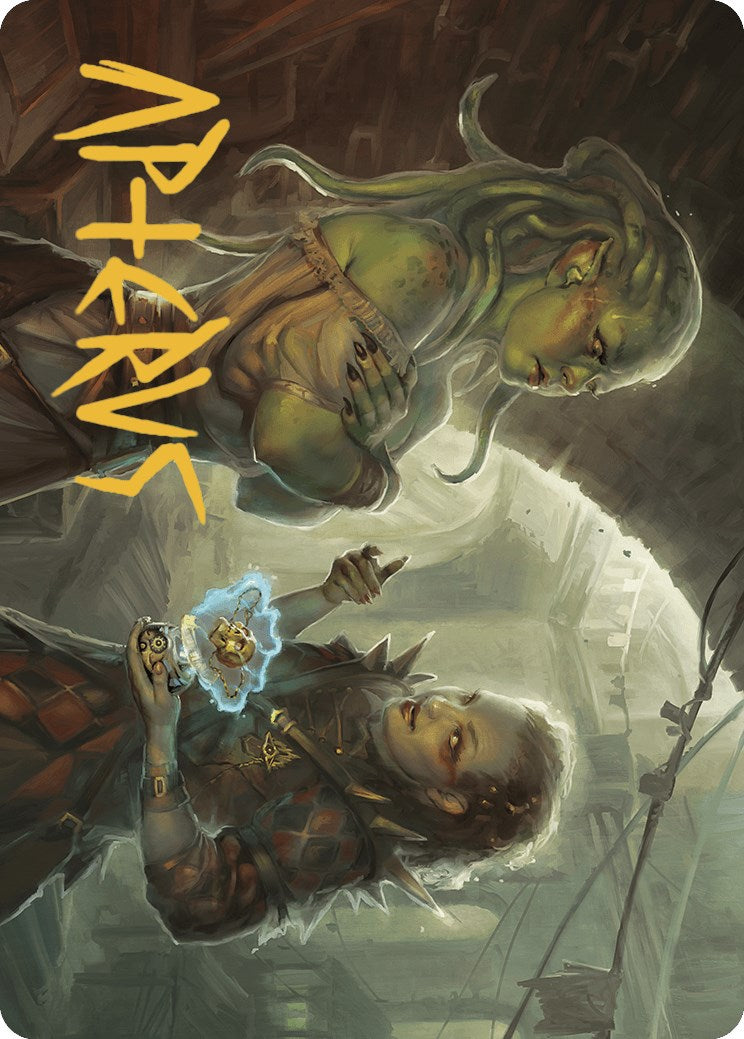 Extract a Confession Art Card (Gold-Stamped Signature) [Murders at Karlov Manor Art Series] | Boutique FDB TCG