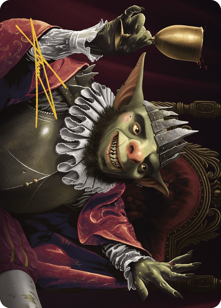Krenko, Baron of Tin Street Art Card (Gold-Stamped Signature) [Murders at Karlov Manor Art Series] | Boutique FDB TCG