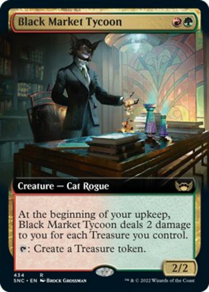 Black Market Tycoon (Extended Art) [Streets of New Capenna] | Boutique FDB TCG