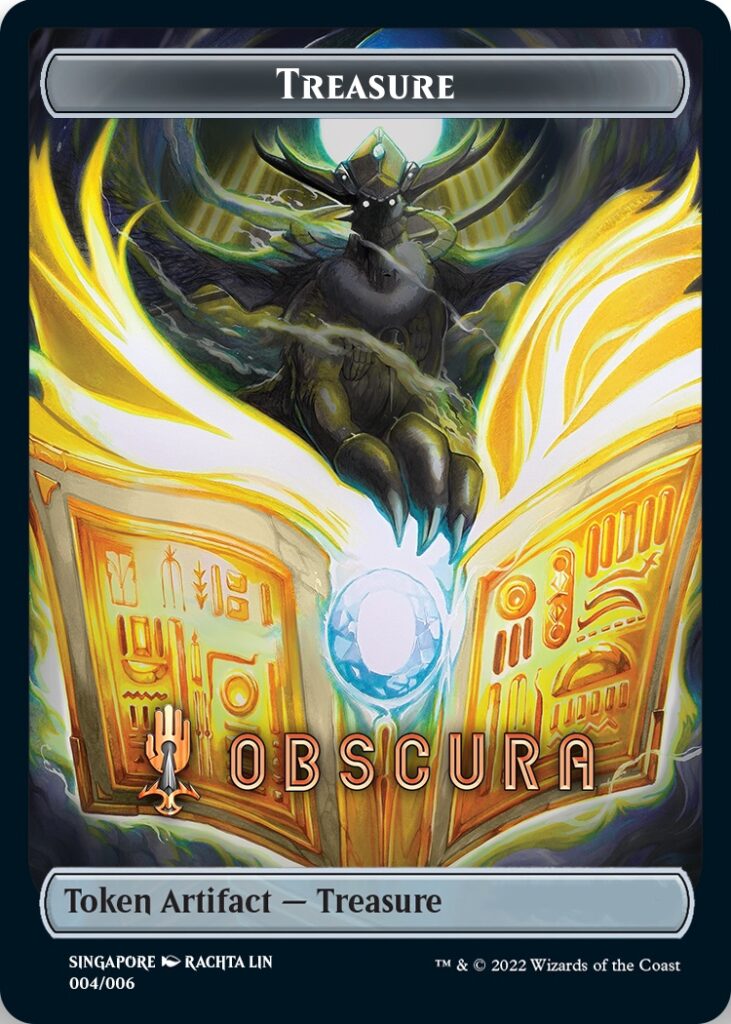 Treasure Token (Obscura) (Southeast Asia Artists) [Streets of New Capenna Tokens] | Boutique FDB TCG