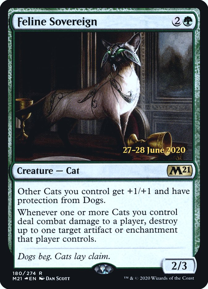 Feline Sovereign [Core Set 2021 Prerelease Promos] | Boutique FDB TCG