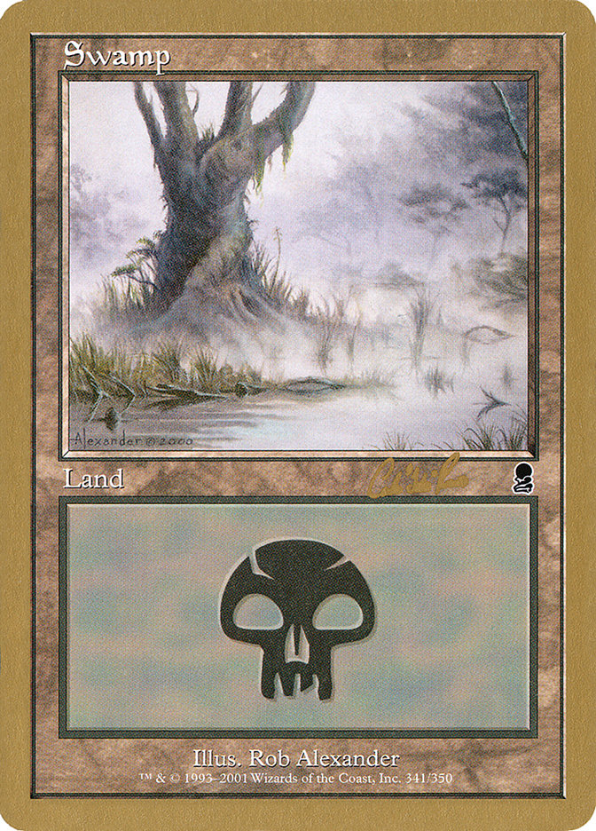 Swamp (cr341) (Carlos Romao) [World Championship Decks 2002] | Boutique FDB TCG