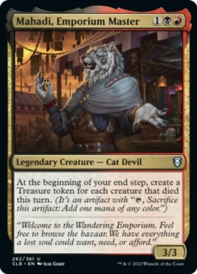 Mahadi, Emporium Master [Commander Legends: Battle for Baldur's Gate] | Boutique FDB TCG