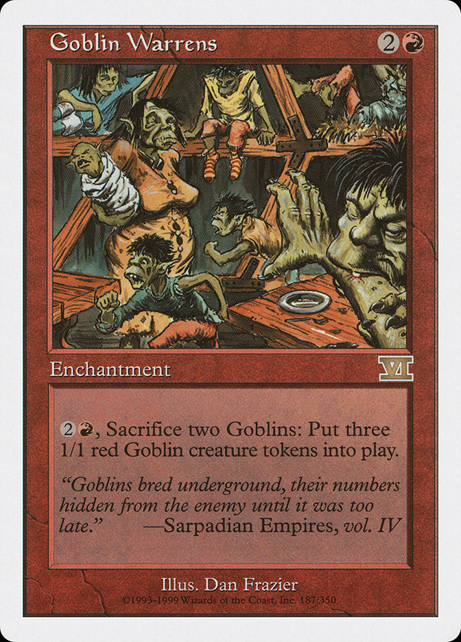 Goblin Warrens [Classic Sixth Edition] | Boutique FDB TCG