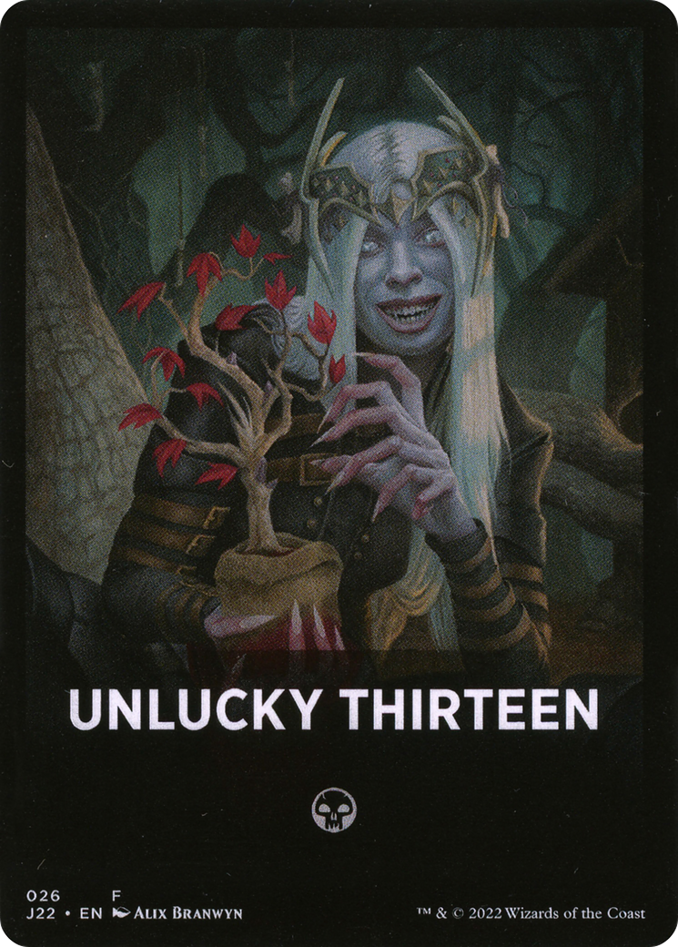 Unlucky Thirteen Theme Card [Jumpstart 2022 Front Cards] | Boutique FDB TCG