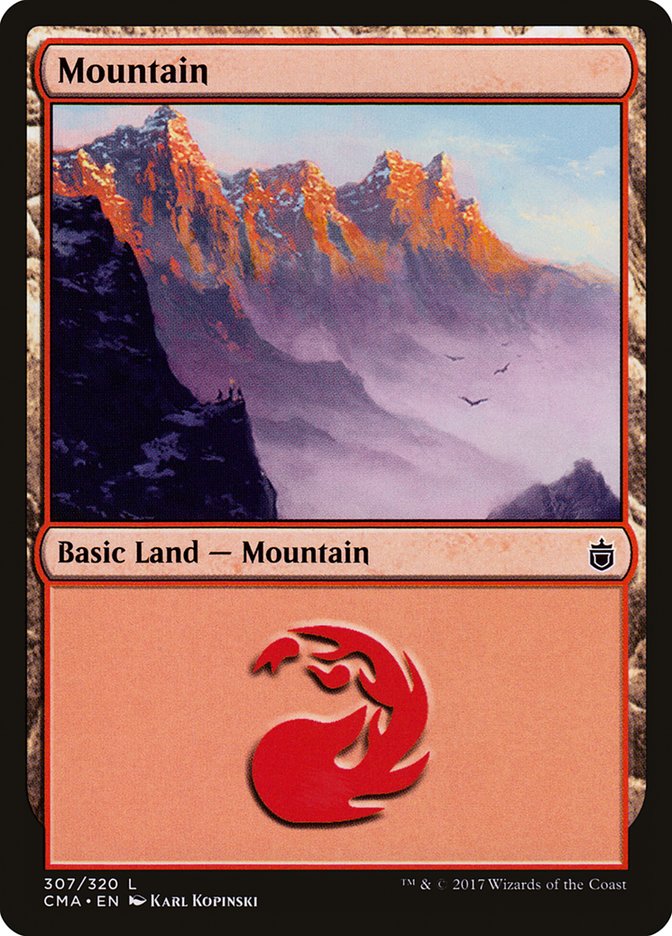 Mountain (307) [Commander Anthology] | Boutique FDB TCG