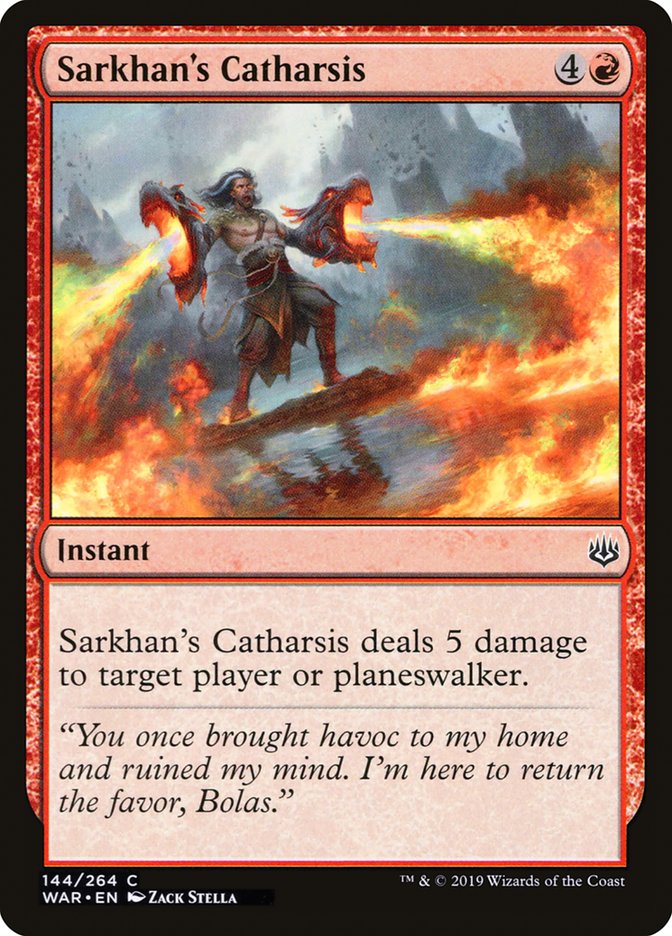 Sarkhan's Catharsis [War of the Spark] | Boutique FDB TCG