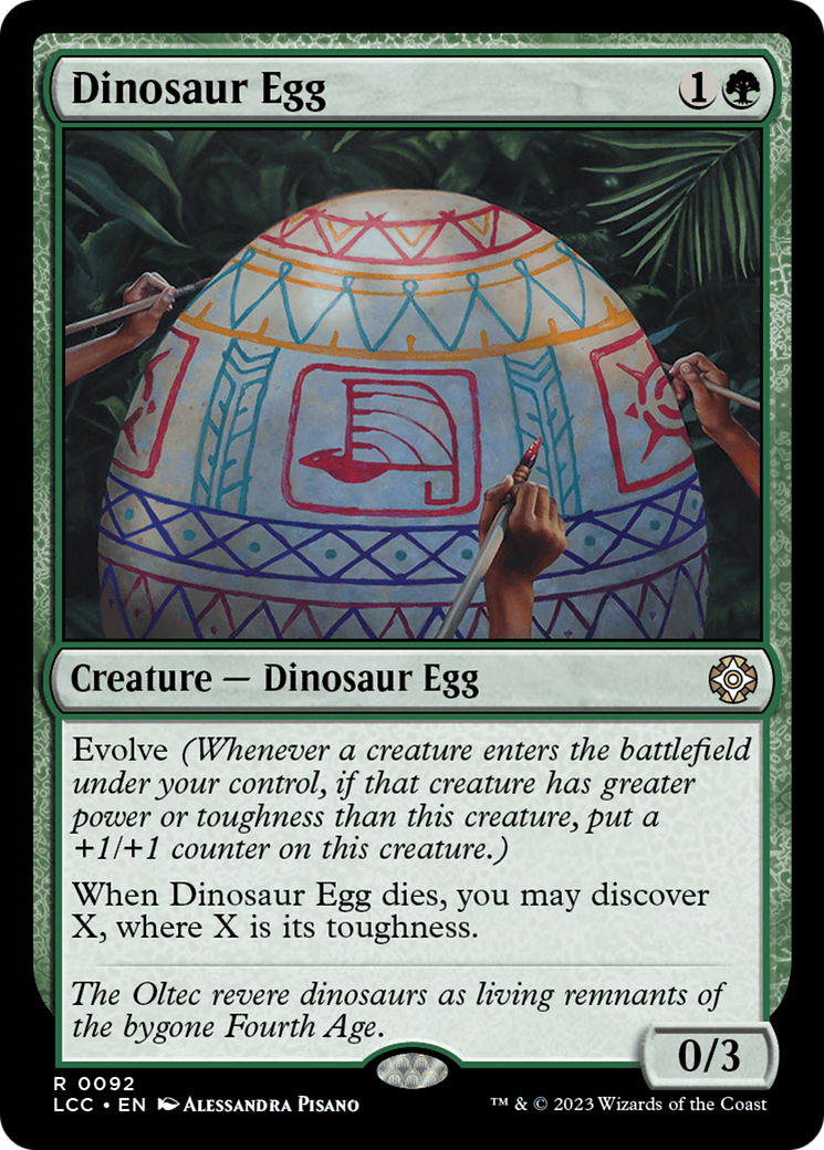 Dinosaur Egg [The Lost Caverns of Ixalan Commander] | Boutique FDB TCG