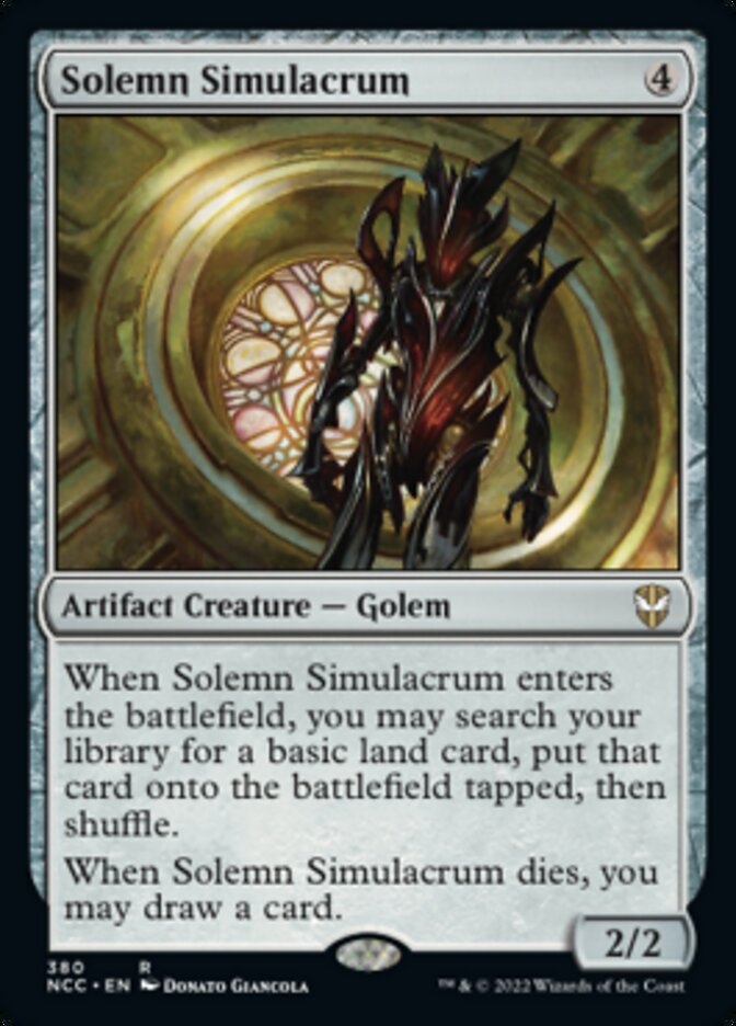 Solemn Simulacrum [Streets of New Capenna Commander] | Boutique FDB TCG