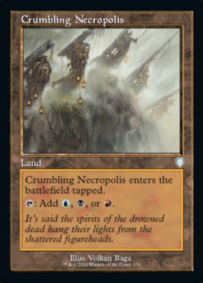 Crumbling Necropolis (Retro) [The Brothers' War Commander] | Boutique FDB TCG