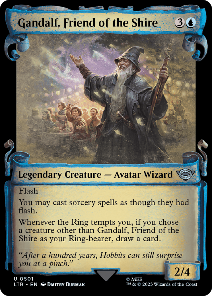 Gandalf, Friend of the Shire [The Lord of the Rings: Tales of Middle-Earth Showcase Scrolls] | Boutique FDB TCG