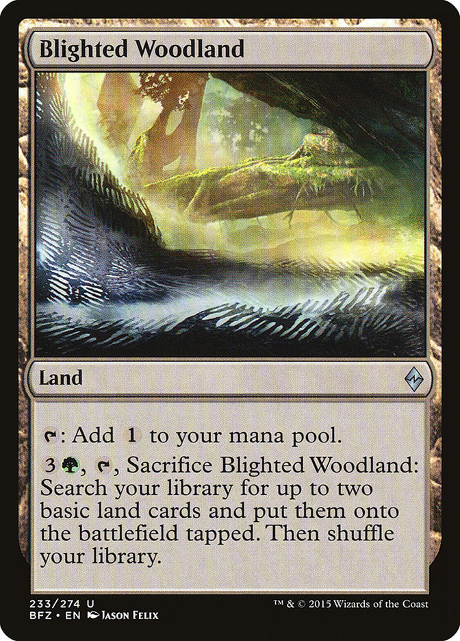 Blighted Woodland [Battle for Zendikar] | Boutique FDB TCG