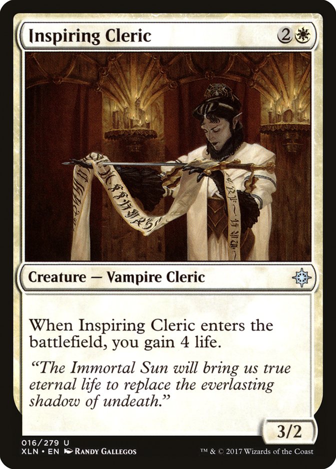 Inspiring Cleric [Ixalan] | Boutique FDB TCG