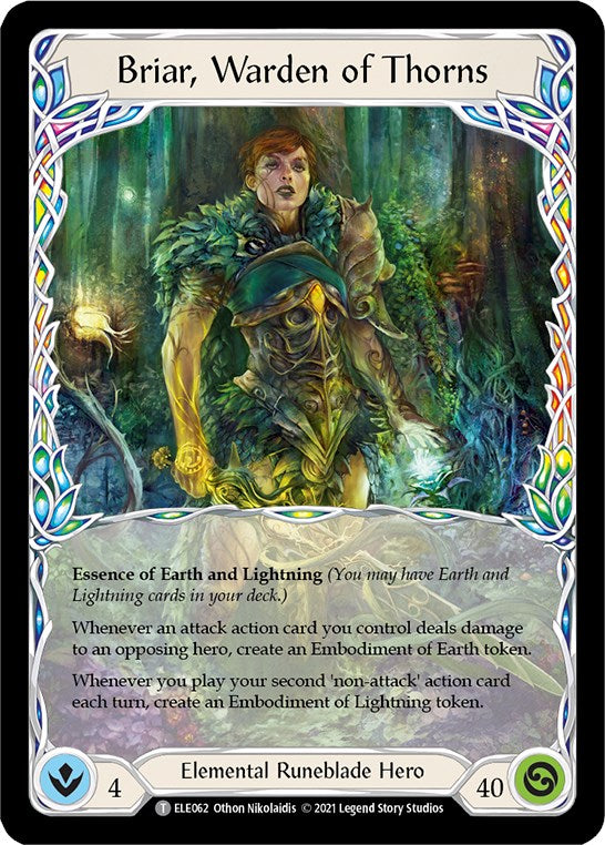 Briar, Warden of Thorns // Briar [ELE062 // ELE063] (Tales of Aria Unlimited) | Boutique FDB TCG