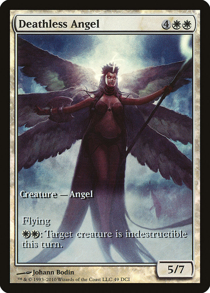 Deathless Angel (Game Day) (Extended Art) [Rise of the Eldrazi Promos] | Boutique FDB TCG