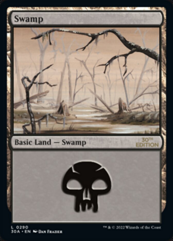 Swamp (290) [30th Anniversary Edition] | Boutique FDB TCG