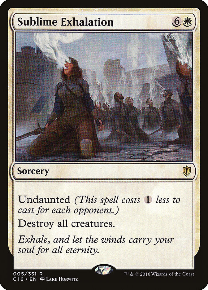 Sublime Exhalation [Commander 2016] | Boutique FDB TCG