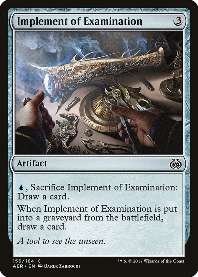 Implement of Examination [Aether Revolt] | Boutique FDB TCG