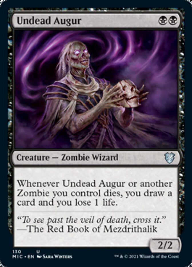 Undead Augur [Innistrad: Midnight Hunt Commander] | Boutique FDB TCG