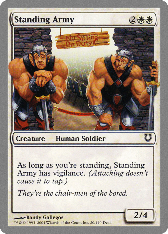 Standing Army [Unhinged] | Boutique FDB TCG