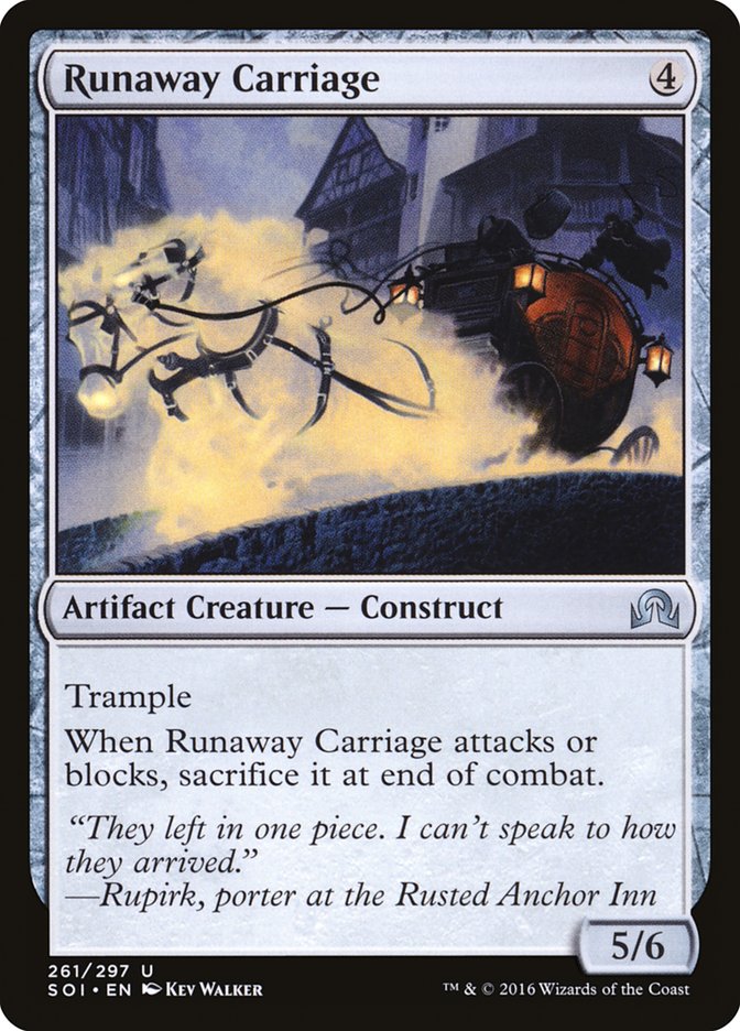 Runaway Carriage [Shadows over Innistrad] | Boutique FDB TCG