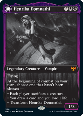 Henrika Domnathi // Henrika, Infernal Seer [Innistrad: Double Feature] | Boutique FDB TCG